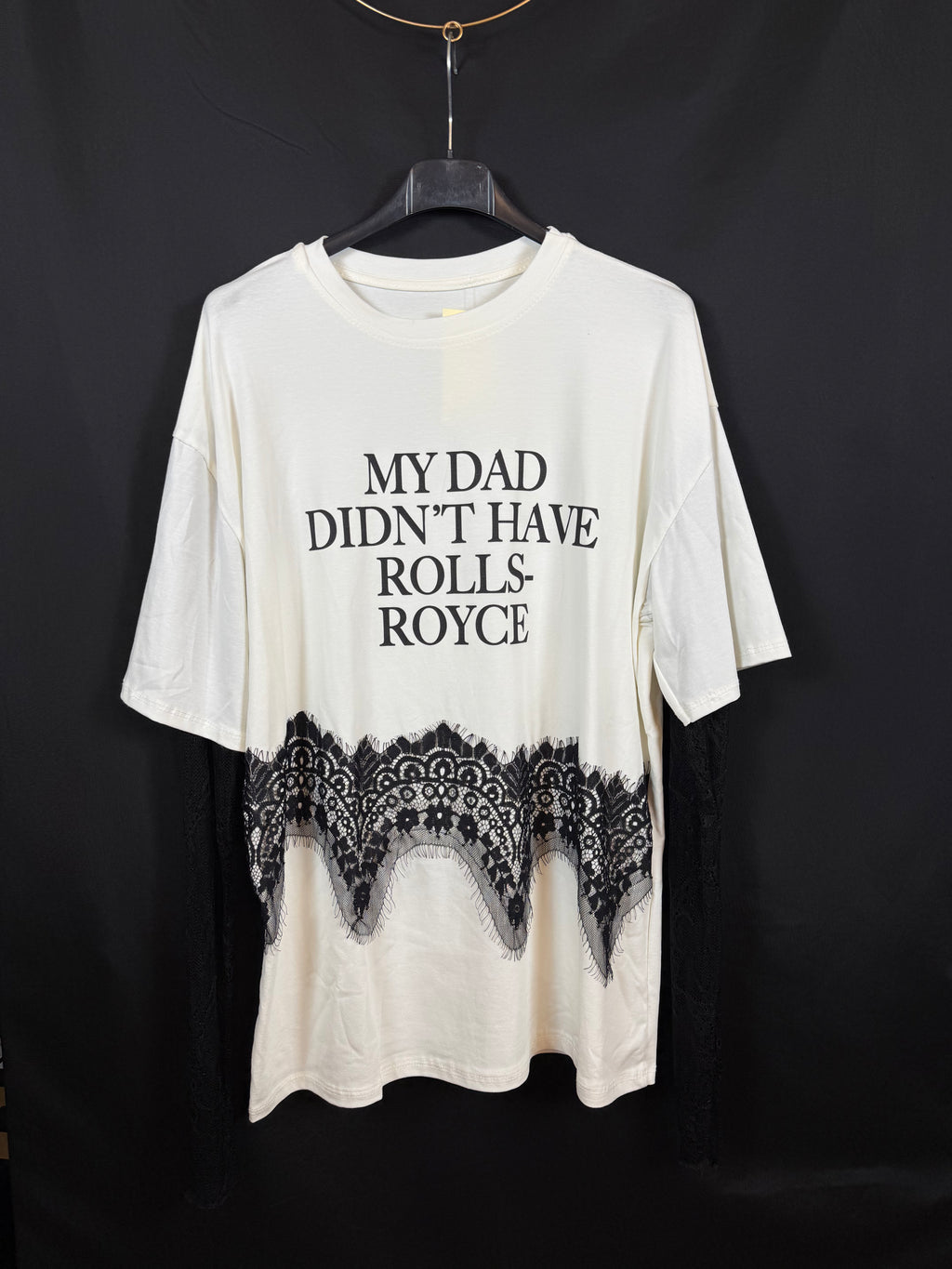 T-shirt "My dad didn't have Rolls-Royce"