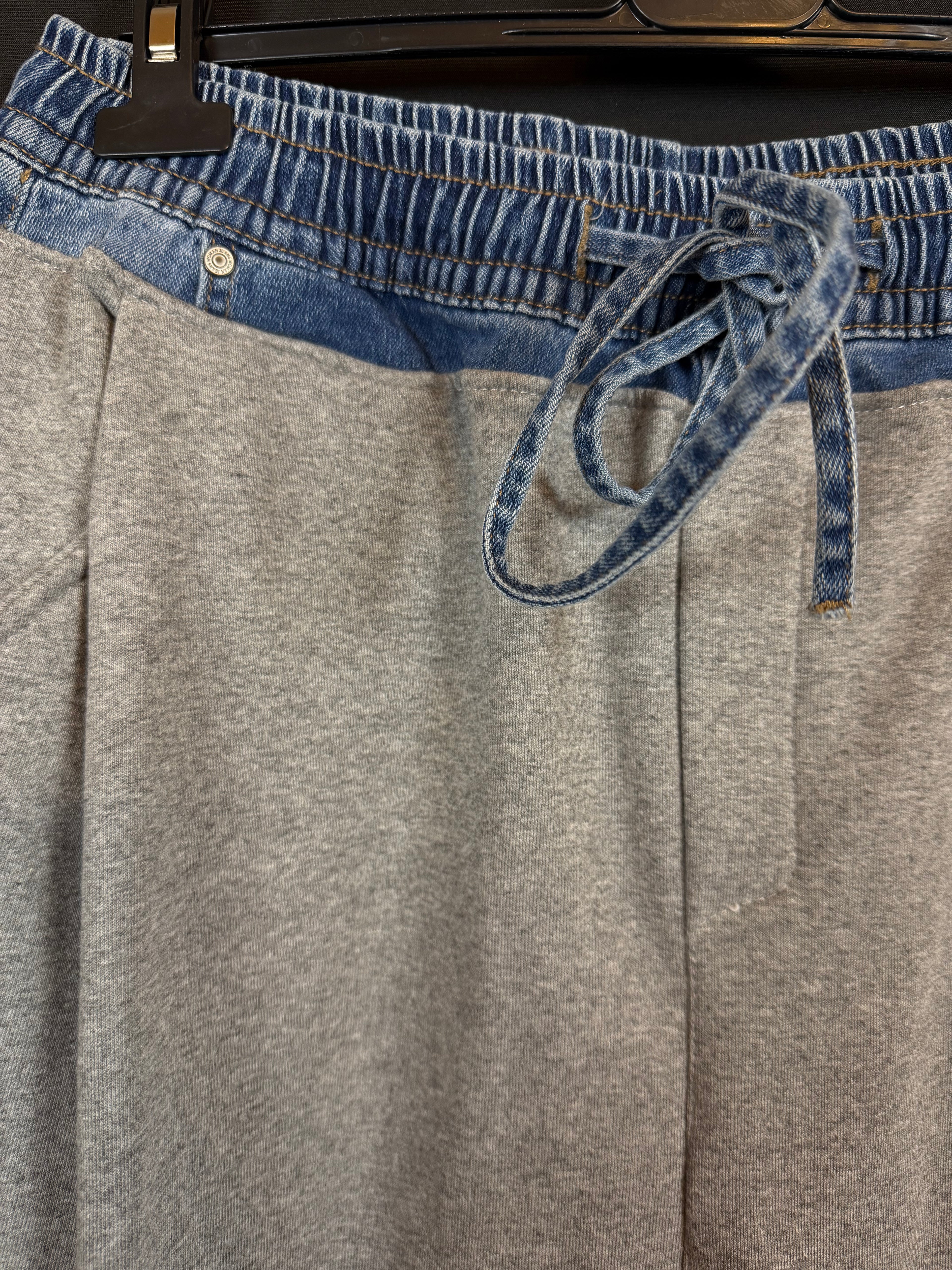Pantalone felpa e denim