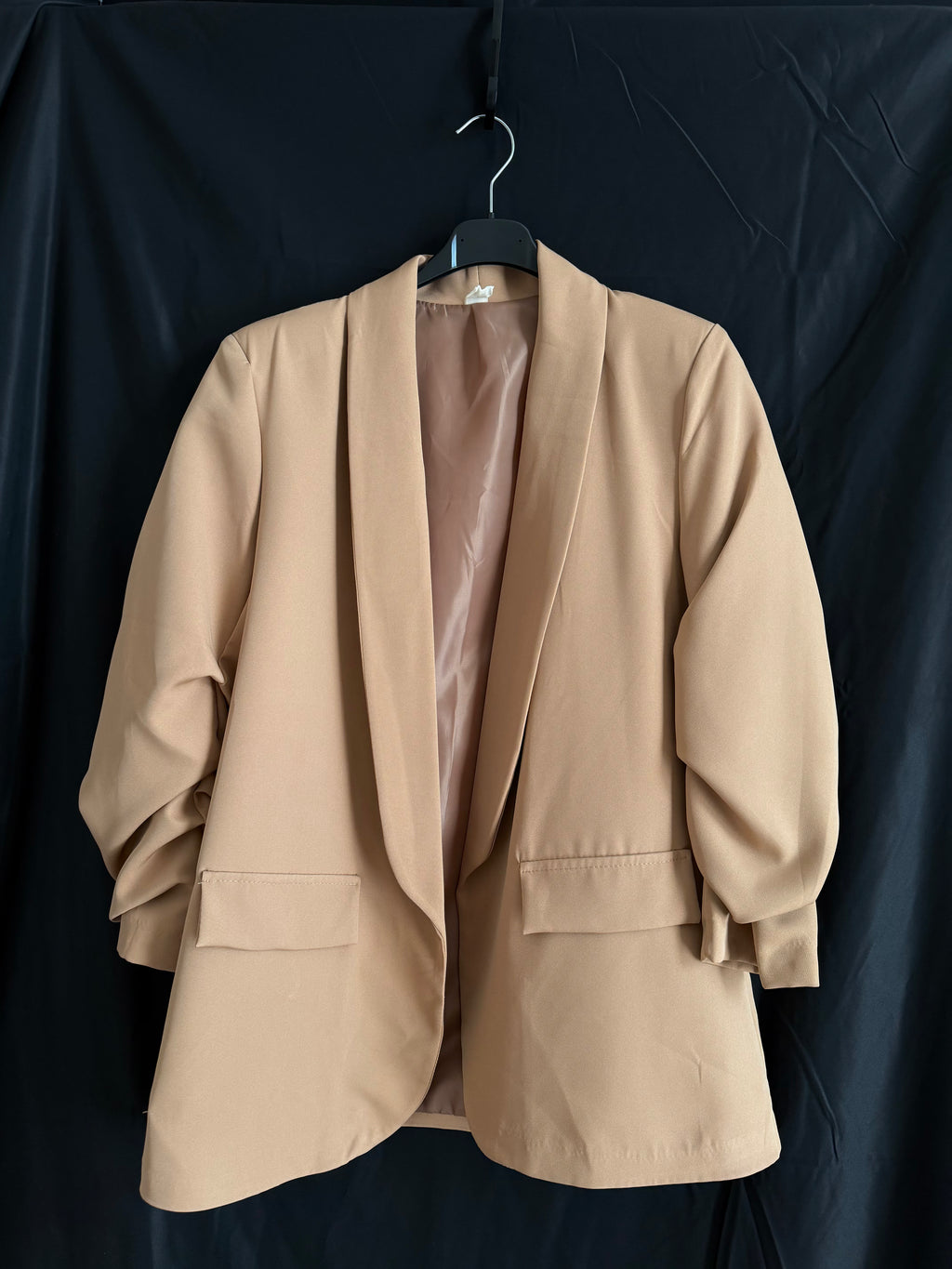 Blazer maniche ricce