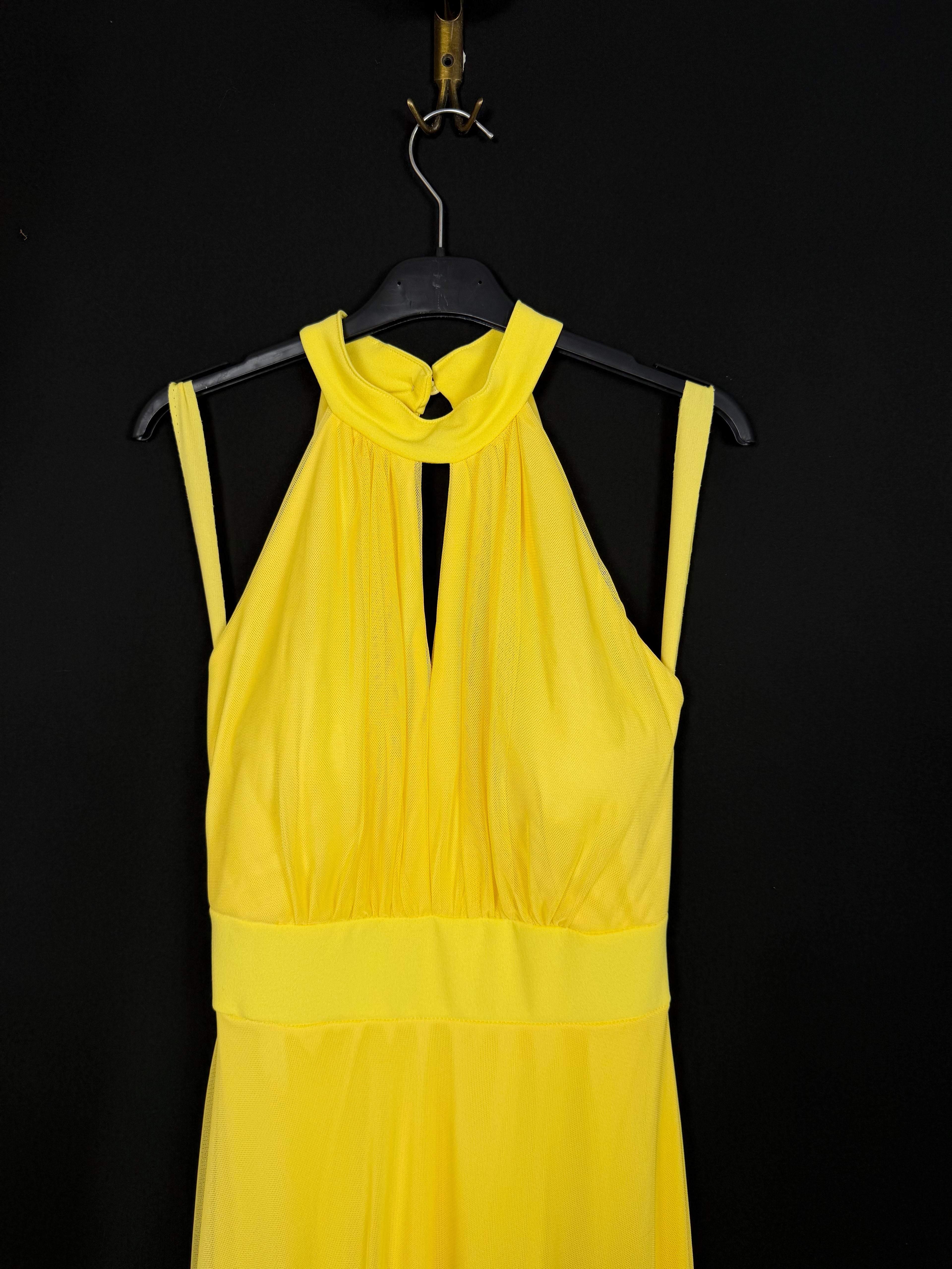 Abito tulle girocollo