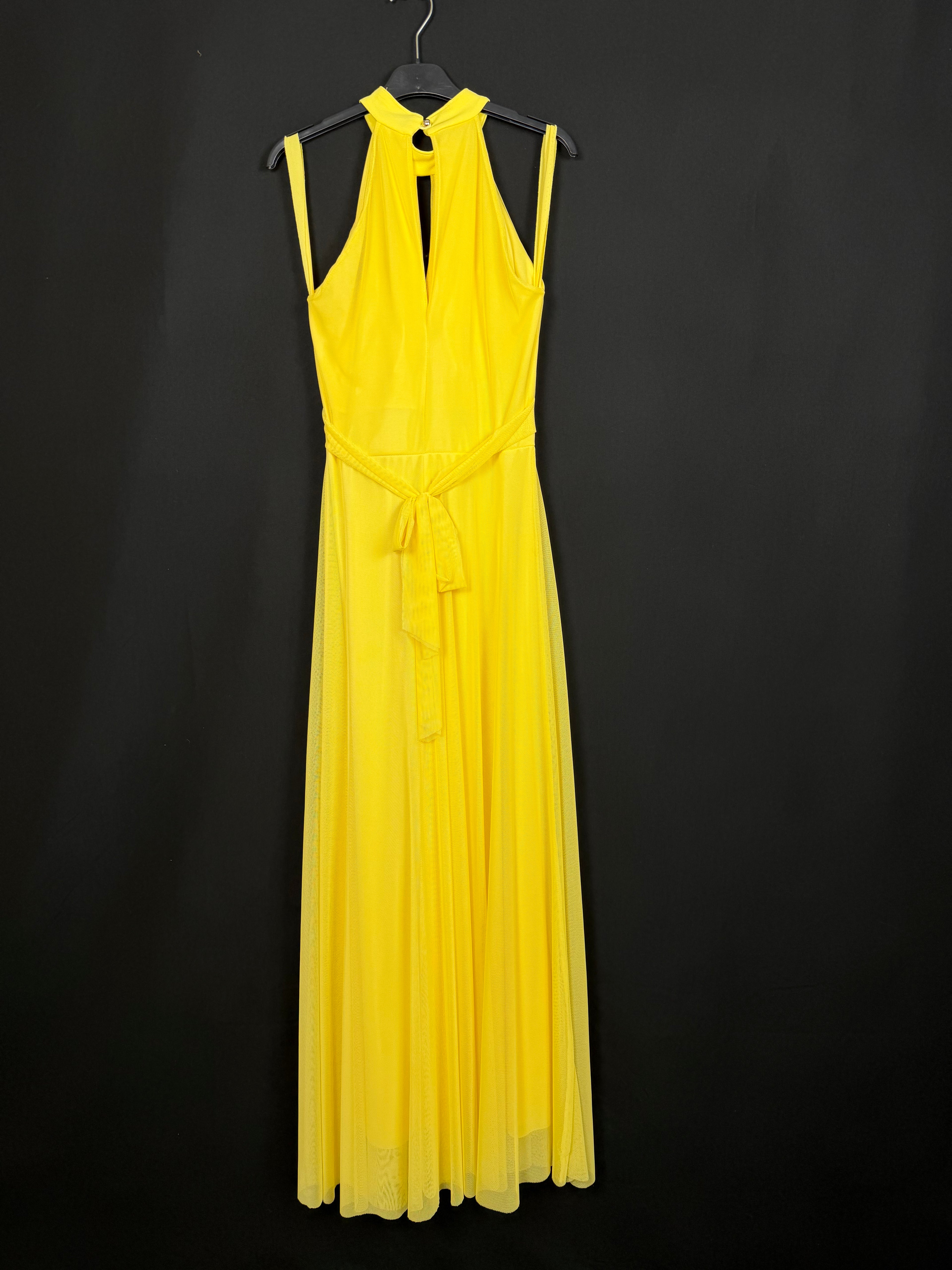 Abito tulle girocollo