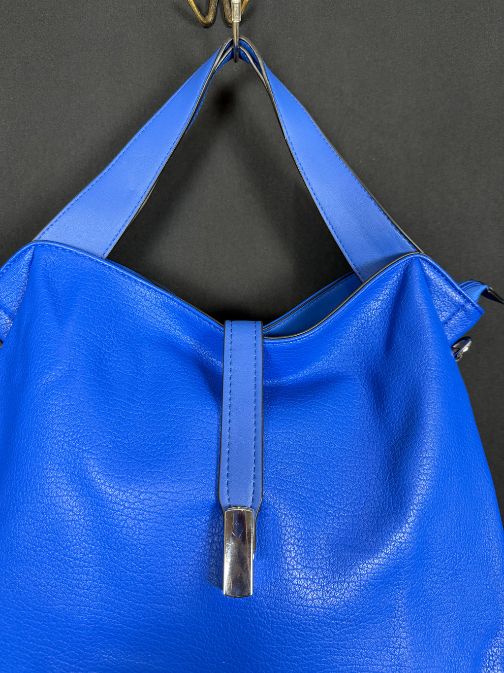Borsa ecopelle stropicciata