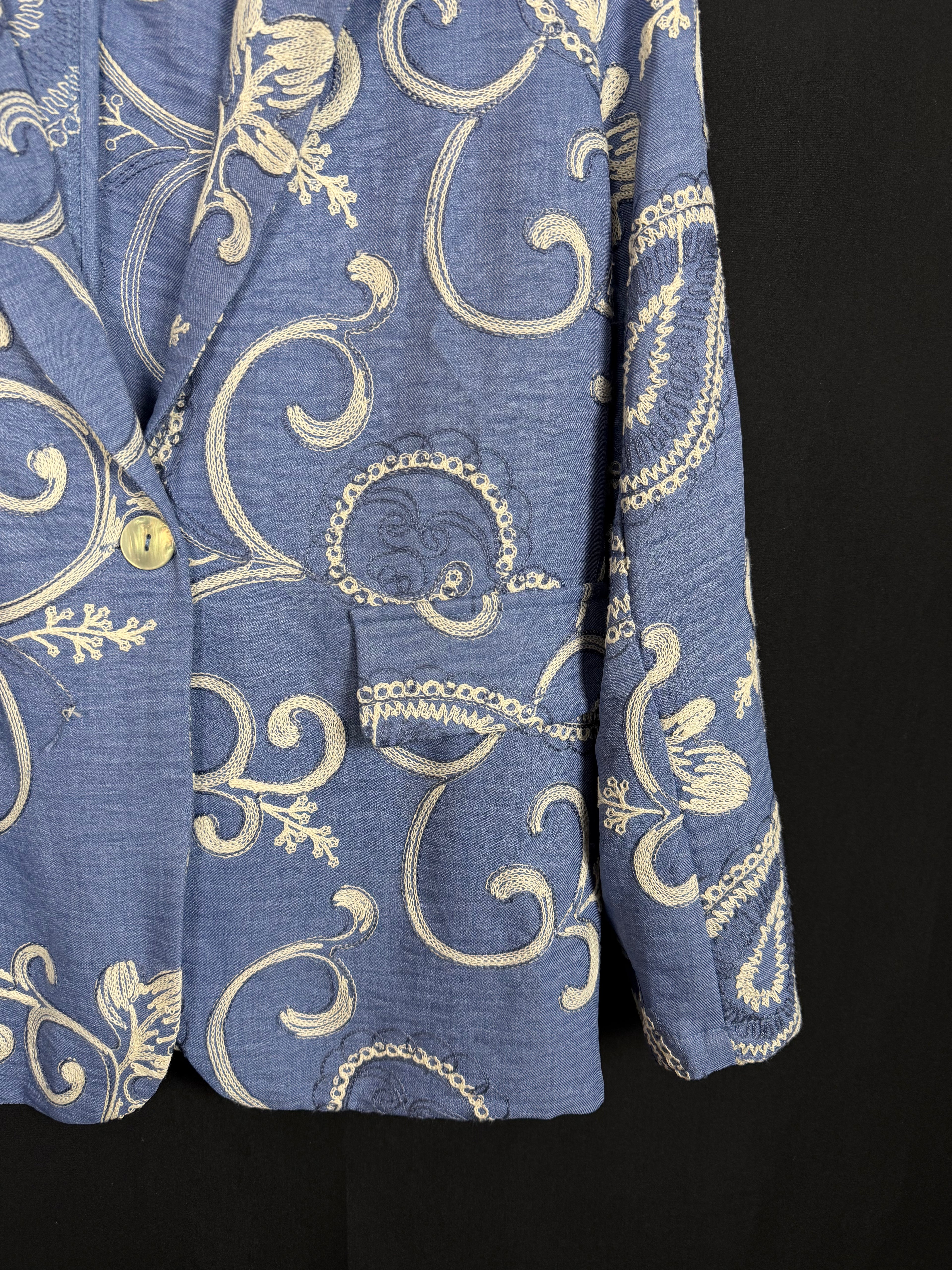 Blazer Ricamo Royal