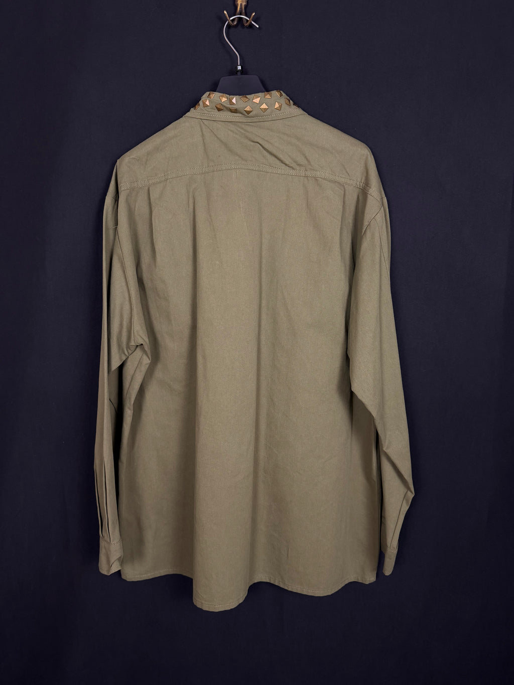 Camicia verdone frange