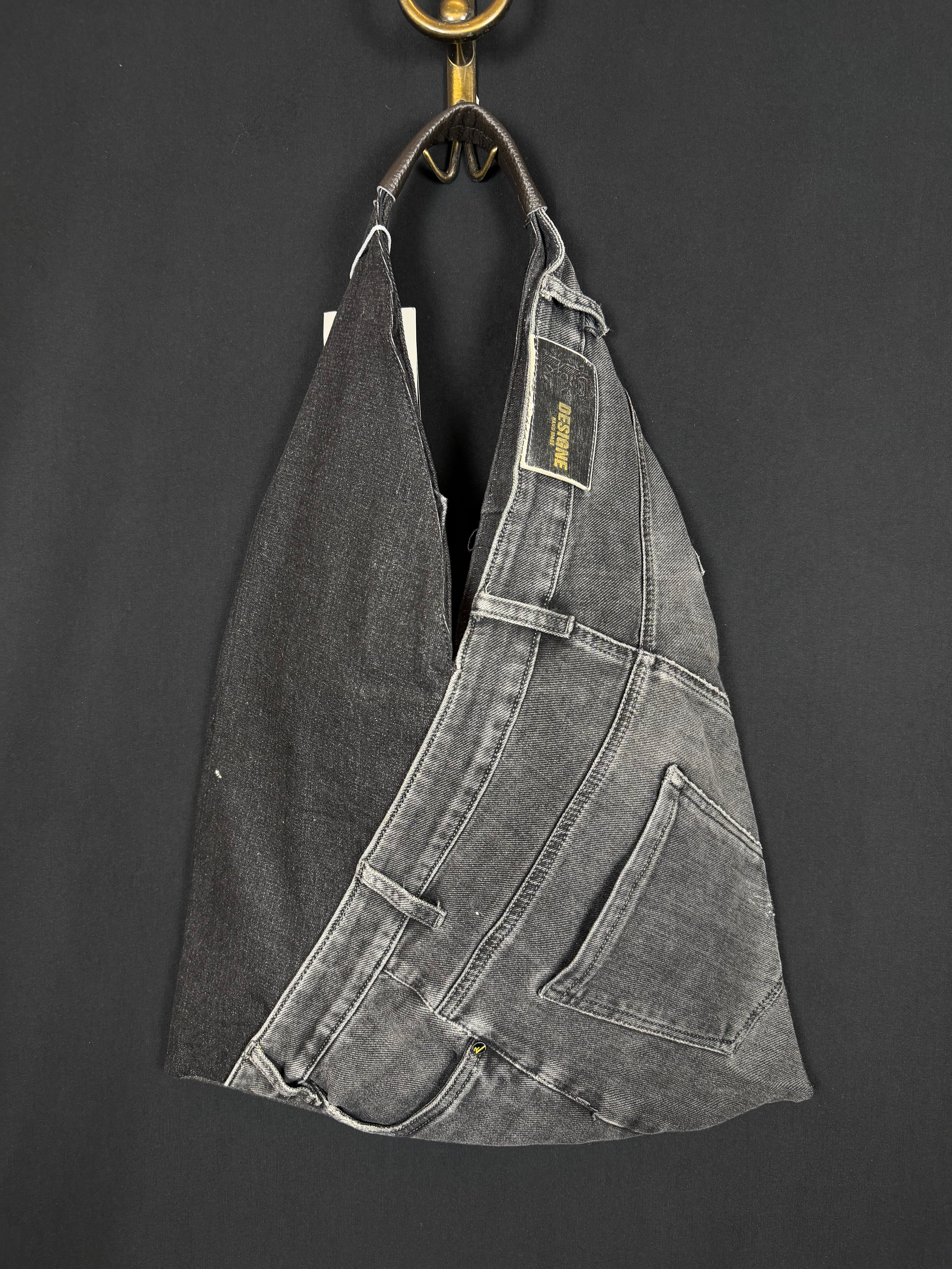 borsa cargo denim