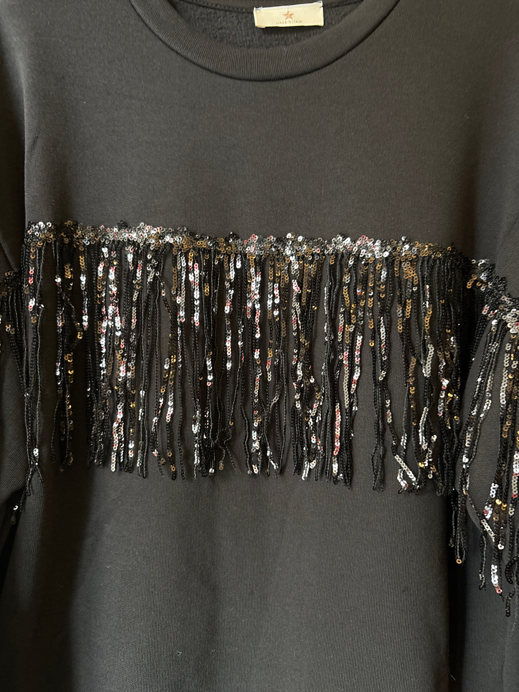 Felpa con paillettes