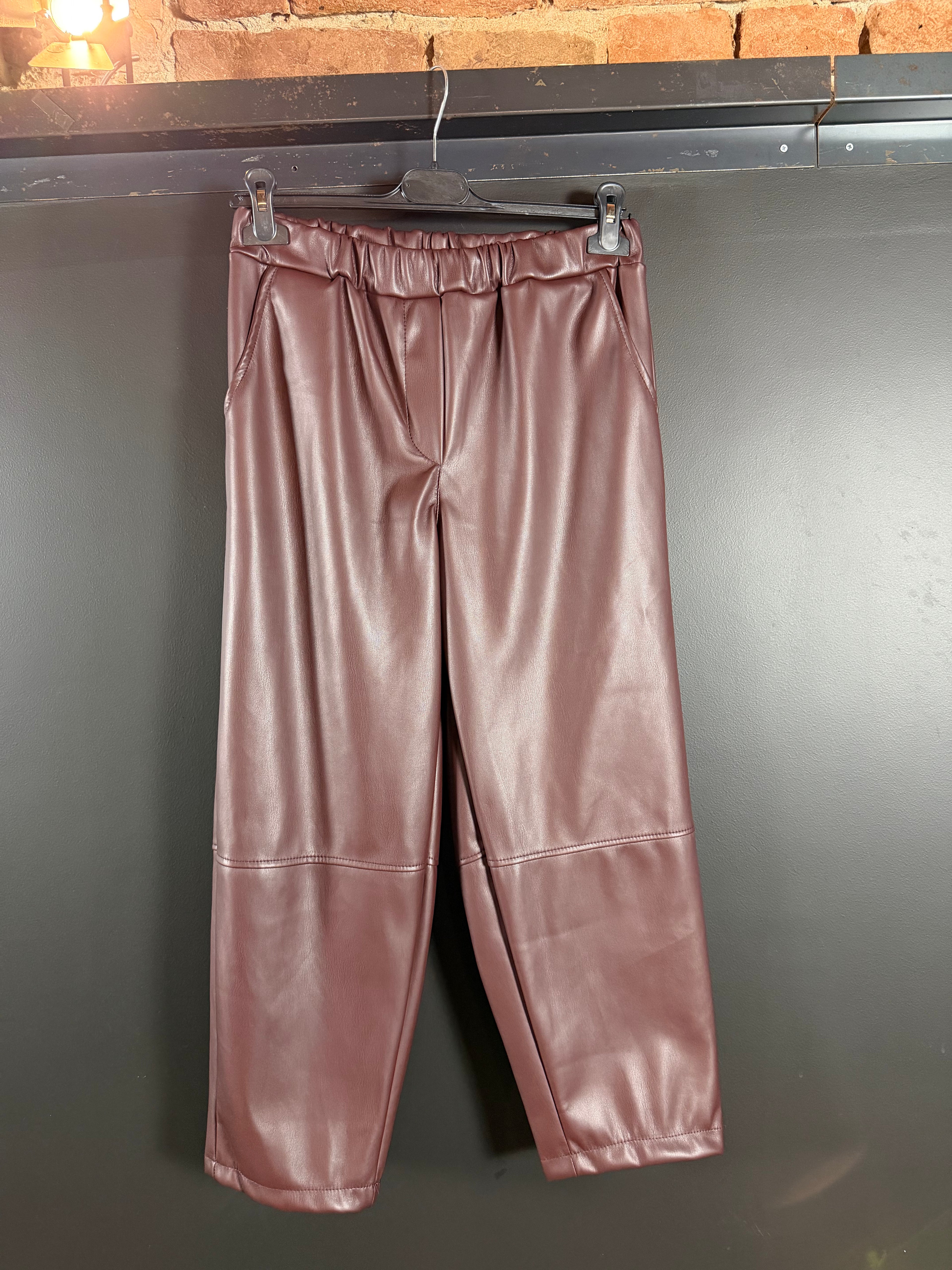 Pantalone ecopelle