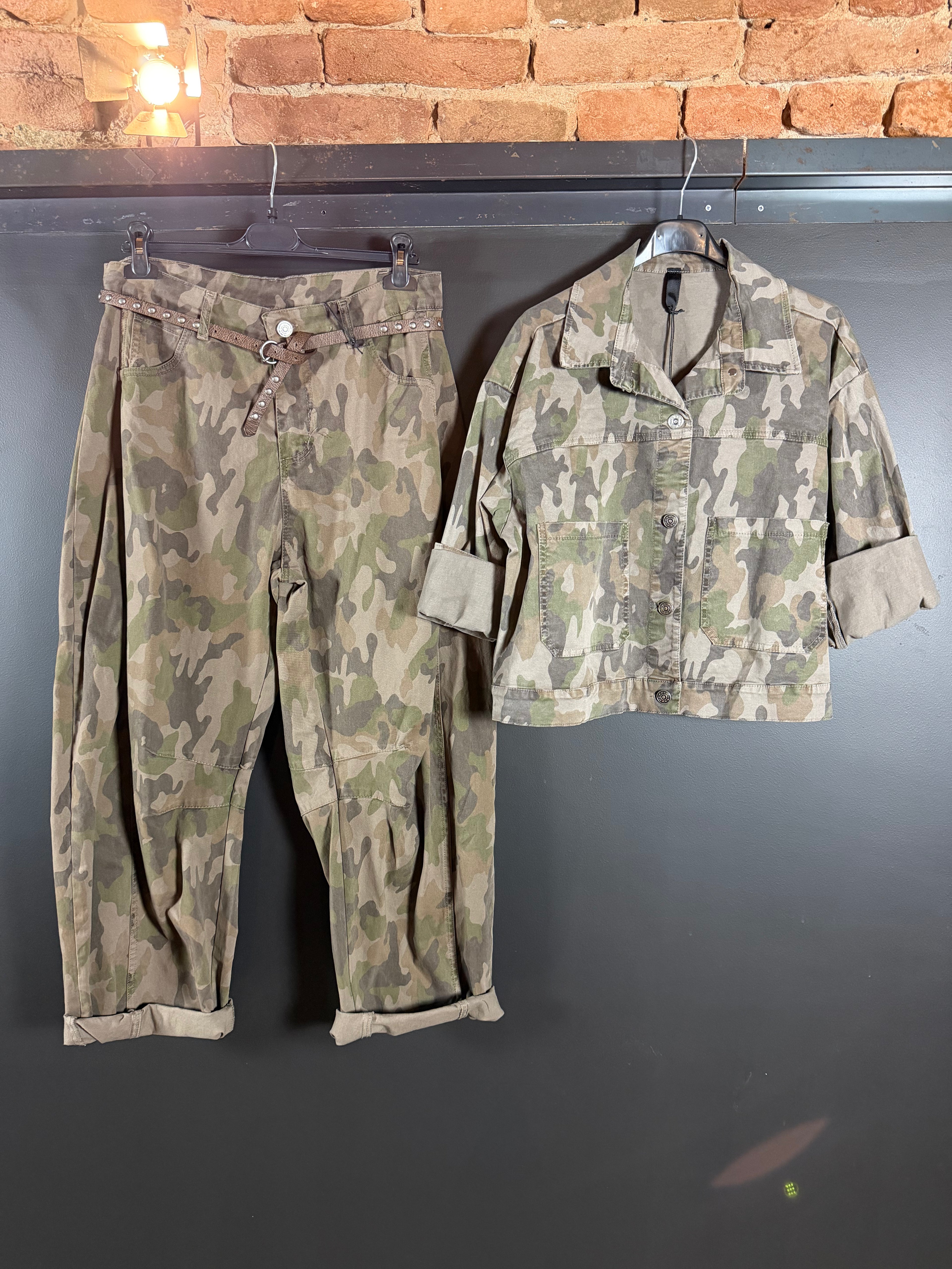 Coordinato denim camouflage