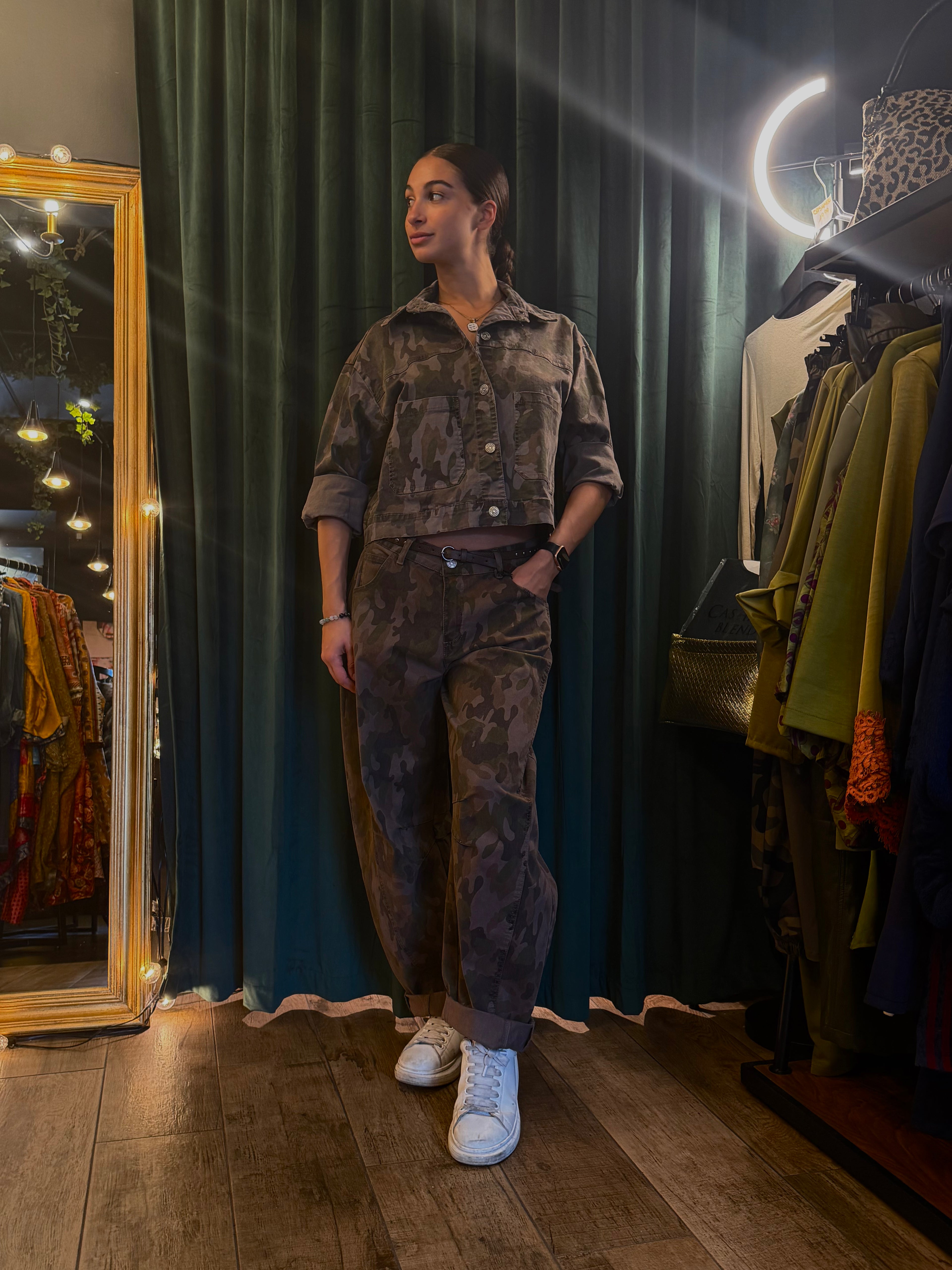 Coordinato denim camouflage