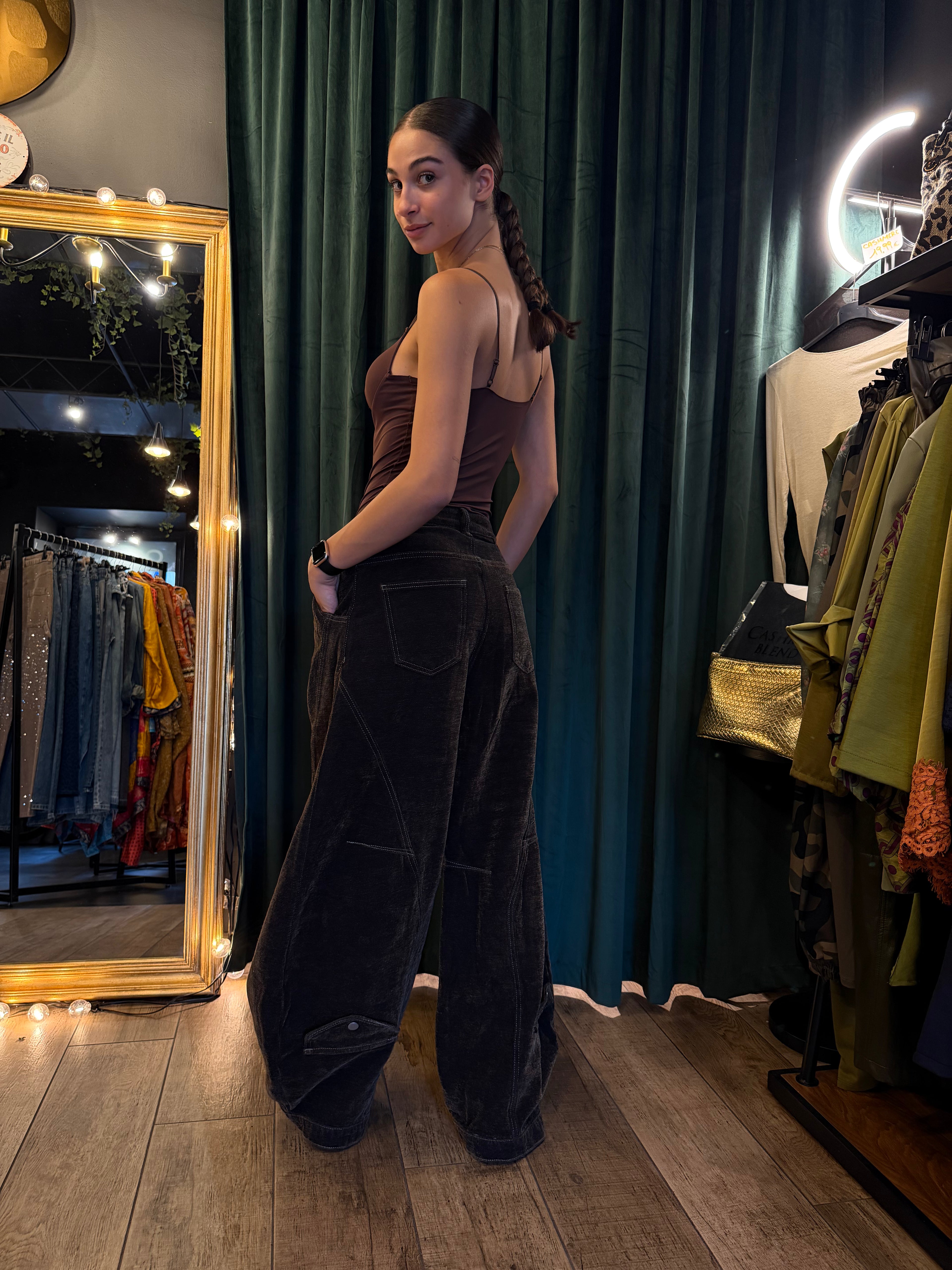 Jeans velluto over